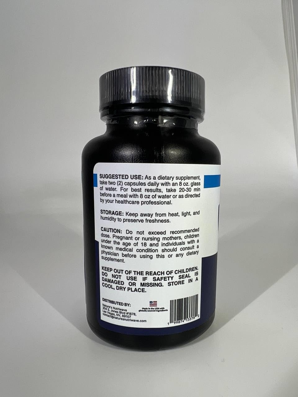 Nature’s NutriWave Braincept Bacopa, Rhodiola & Panax Ginseng Capsules, 180 Capsules