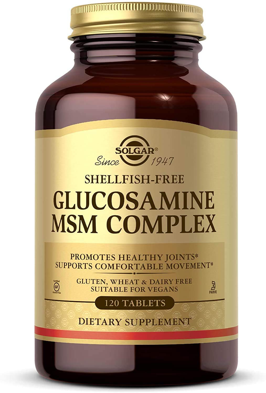 Solgar Glucosamine MSM Complex Tablets, 120 Count