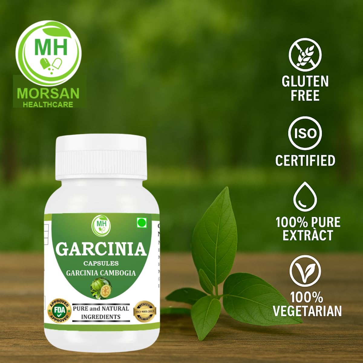 Morsan Healthcare Garcinia Cambogia Capsules 60 Count