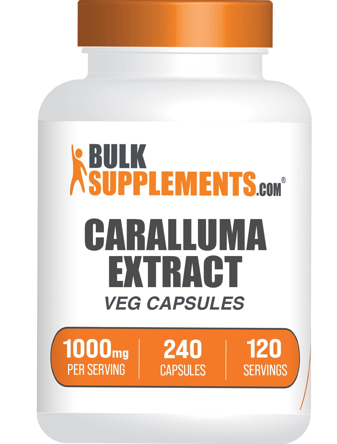 BulkSupplements Caralluma Extract Capsules, 240 Capsules