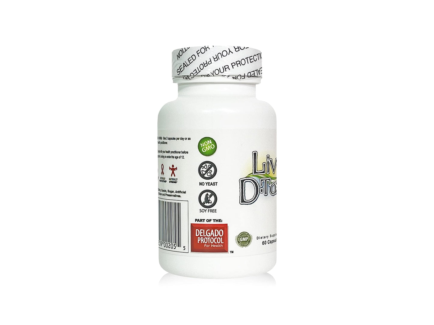 The Delgado Protocol for Health Liv D-Tox Capsules, 60 Count