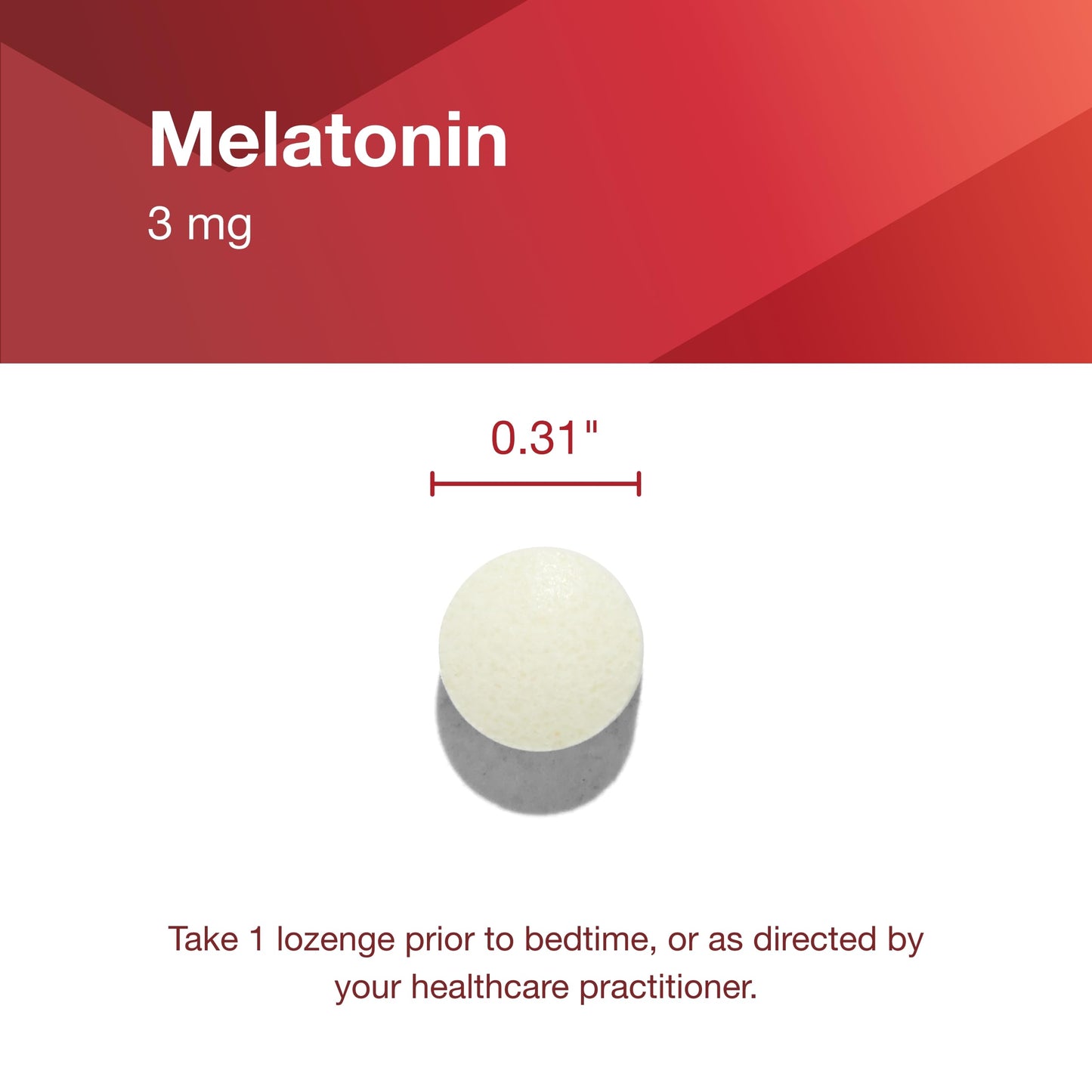 PROTOCOL FOR LIFE BALANCE Melatonin 3mg Chewable Lozenges, 120 Lozenges