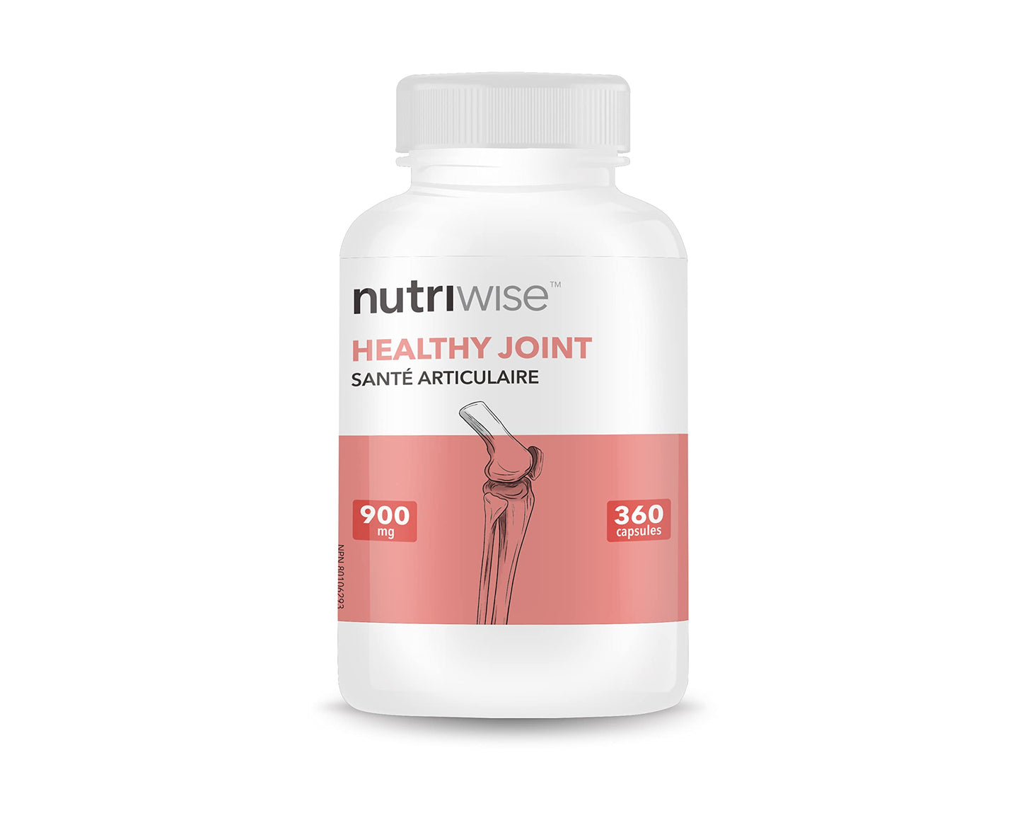 NutriWise Healthy Joint 900mg (Glucosamine + Chondroitin + MSM) 360 Capsules