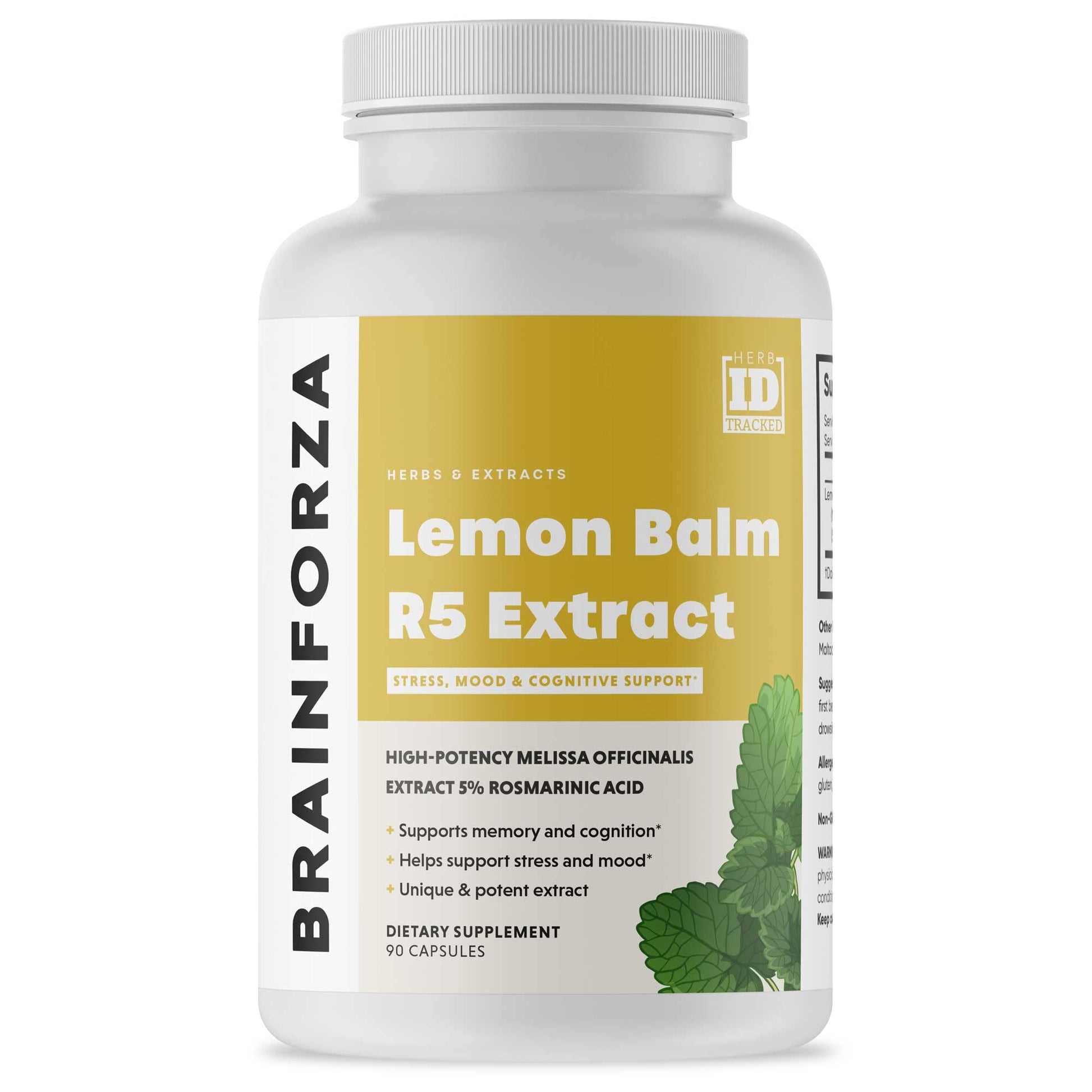 Brain Forza Lemon Balm R5 Extract 90 Capsules