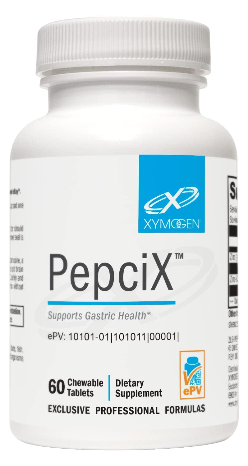 XYMOGEN PepciX 75mg Zinc L-Carnosine Tablet, 60 Tablets