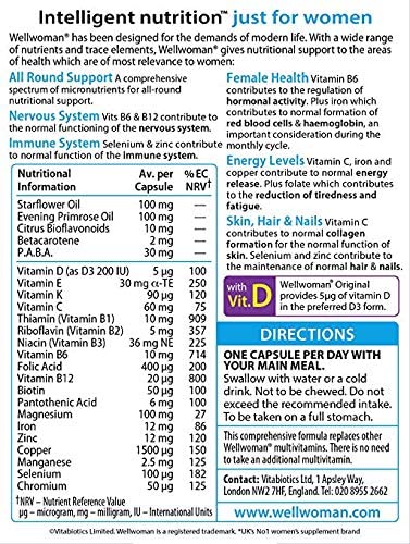 Wellwoman Vitabiotics Wellwoman Tablet, 90 Tablets
