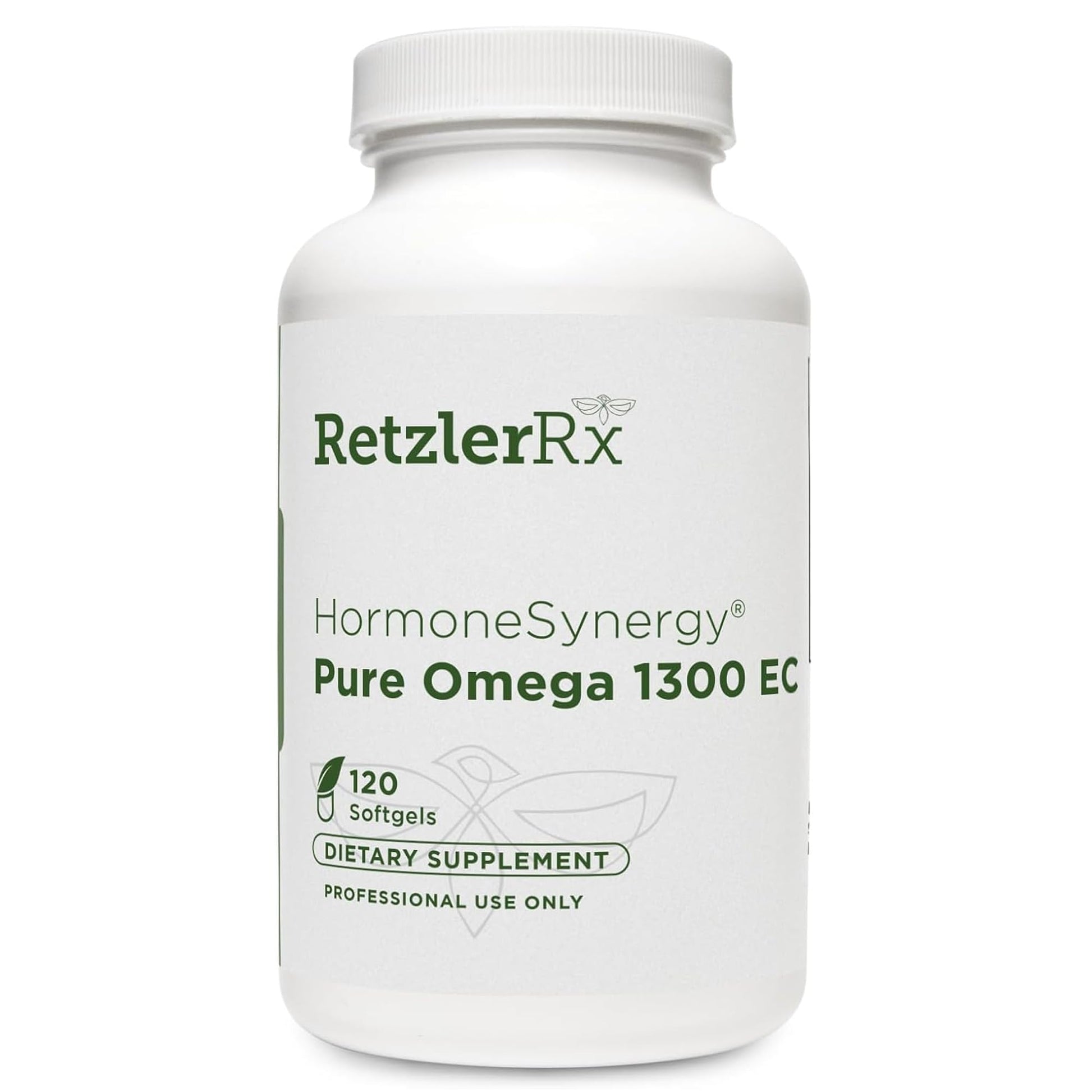 HormoneSynergy Omega 1300 EC Fish Oil Softgels, 120 Count