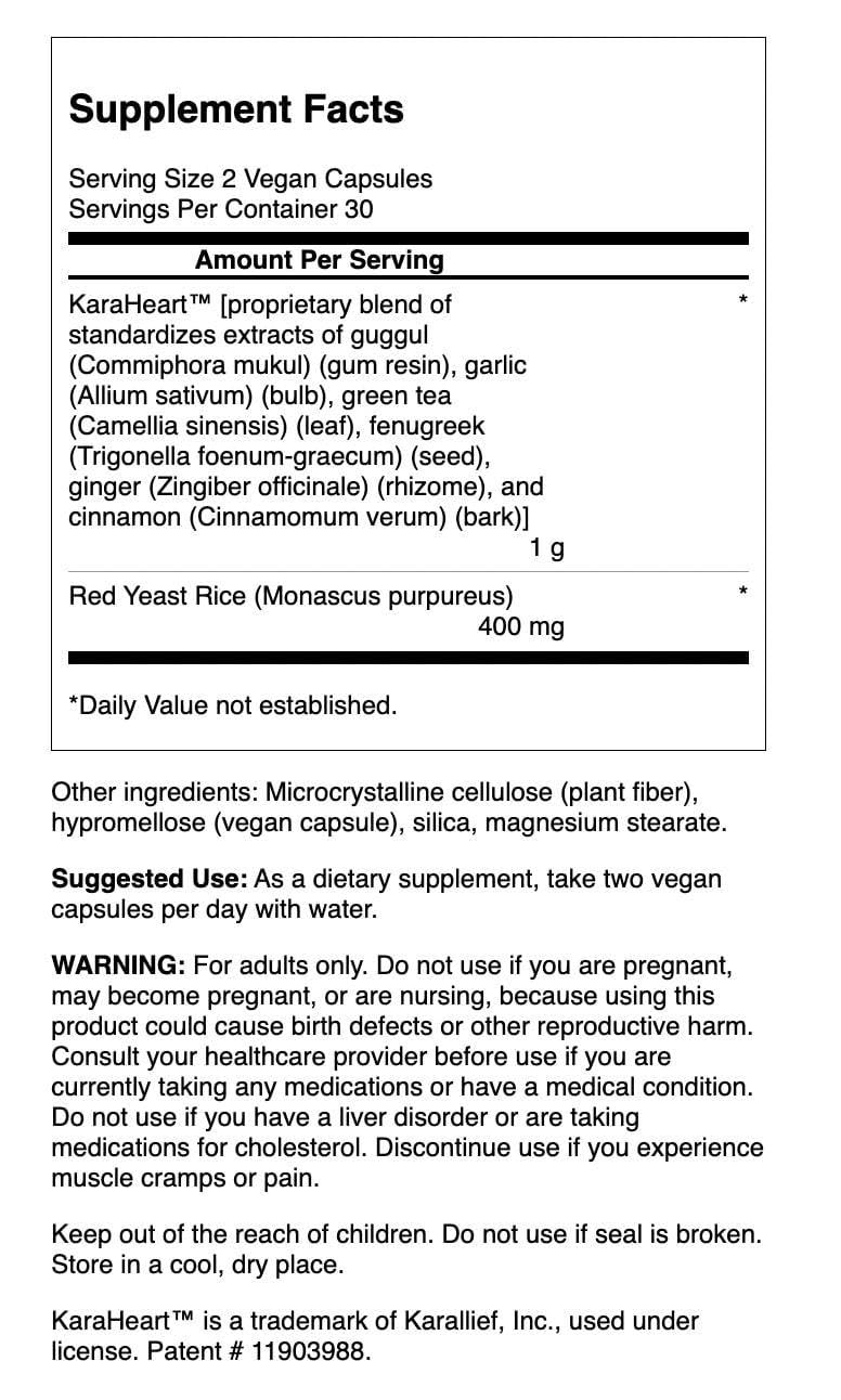 Swanson Red Yeast Rice Cholesterol Support Capsules, 60