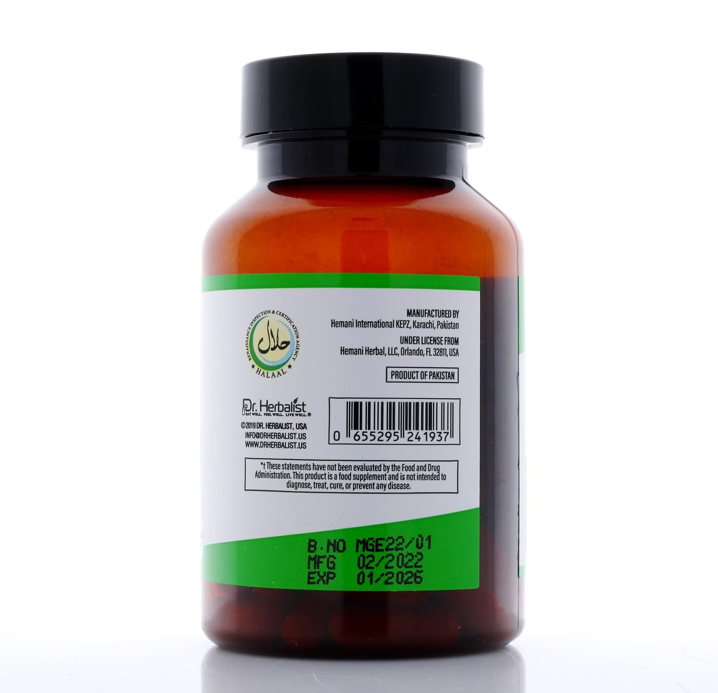 Dr. HERBALIST Black Seed Extract 350mg Softgels, 60 Count