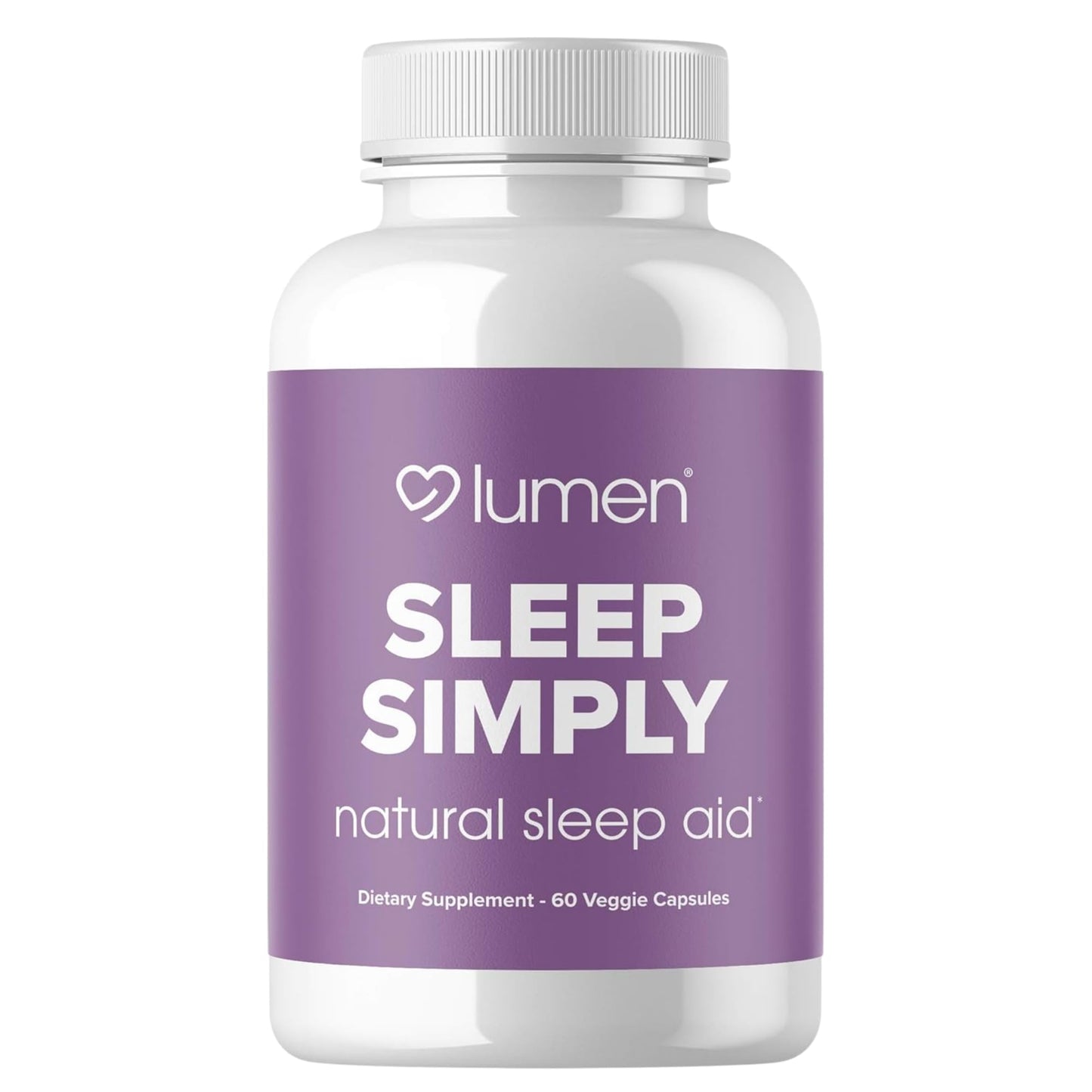 Lumen Naturals Sleep Simply with Melatonin and Magnesium Capsules, 60 Count