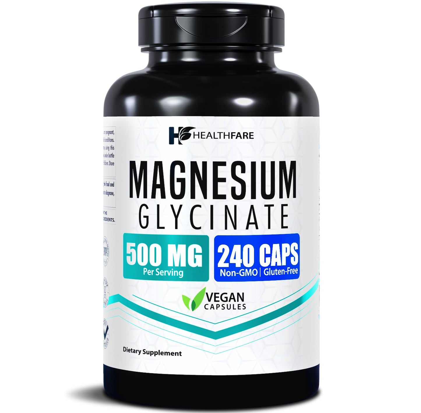 HealthFare Magnesium Glycinate 500mg Capsule 240 Count