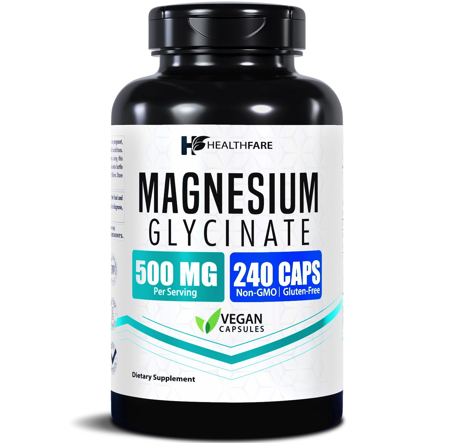 HealthFare Magnesium Glycinate 500mg Capsule 240 Count