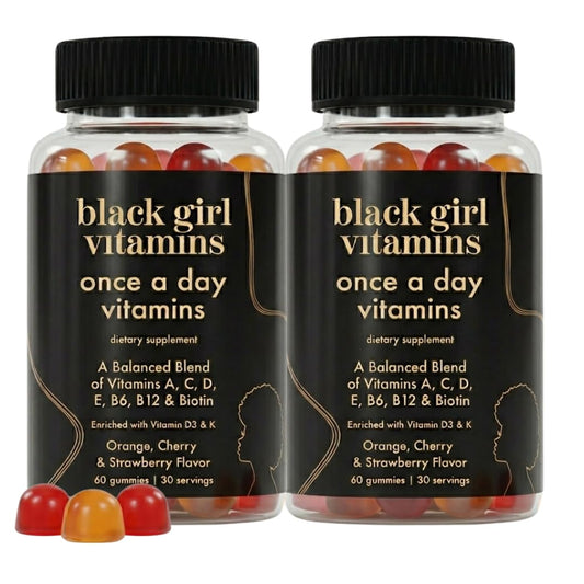 Black Girl Vitamins Once a Day Women's Multivitamin Gummies 120 Gummies