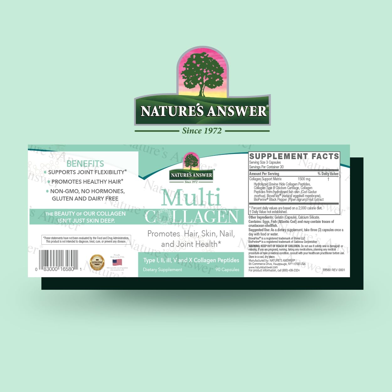 Nature's Answer Multi Collagen 90 Capsules
