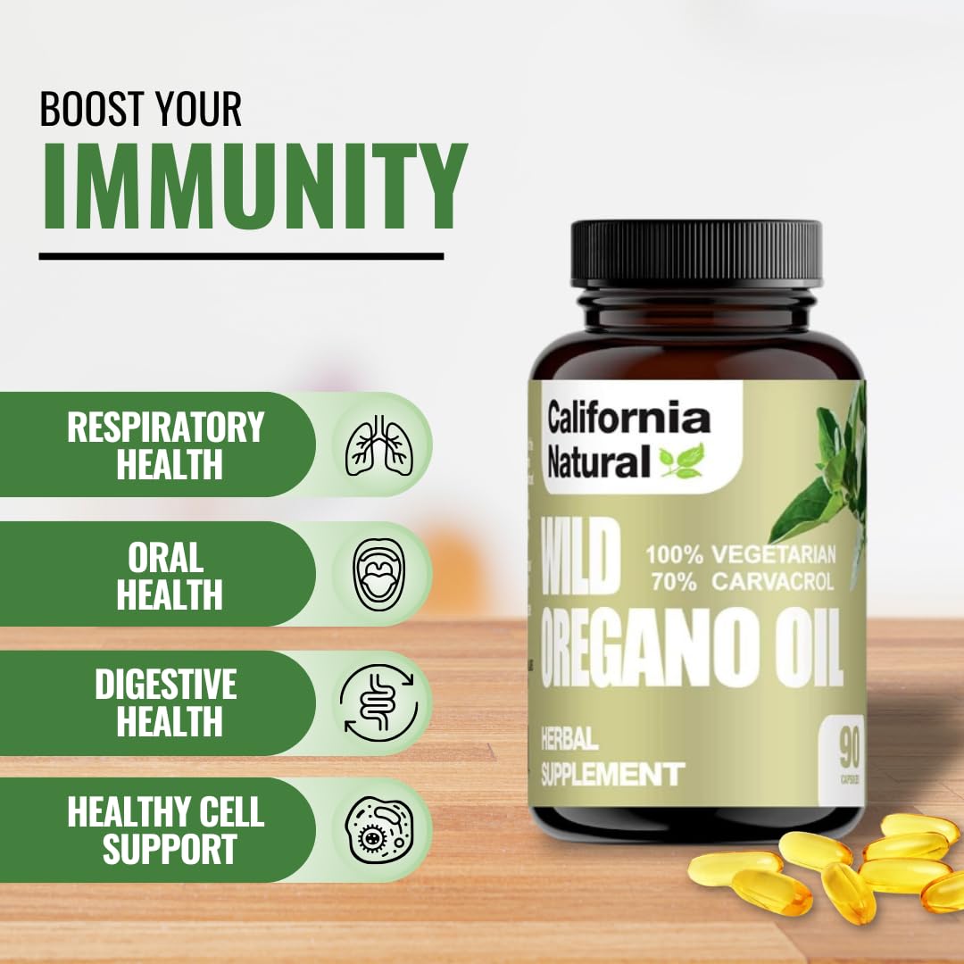 YISHIDA Wild Oregano Oil Capsules 90 Count