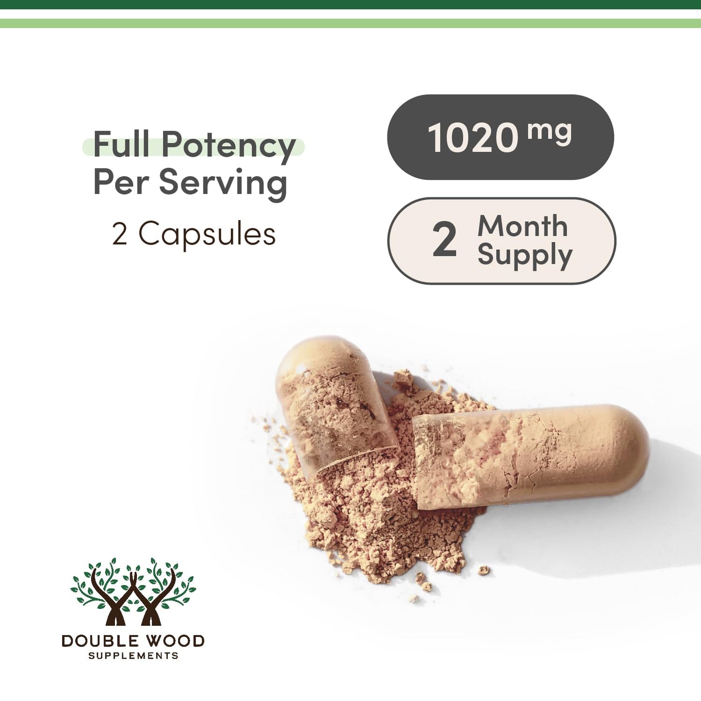Double Wood Supplements Tongkat Ali Extract Ultra High Potency 200:1 for Men (Longjack) Eurycoma Longifolia Capsules, 120 Count