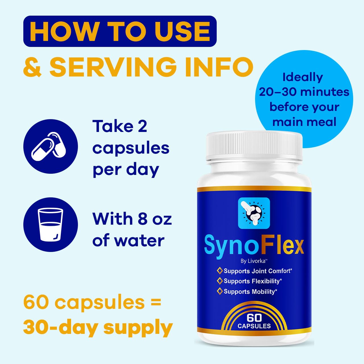 LIVORKA SynoFlex Capsules 120 Capsules