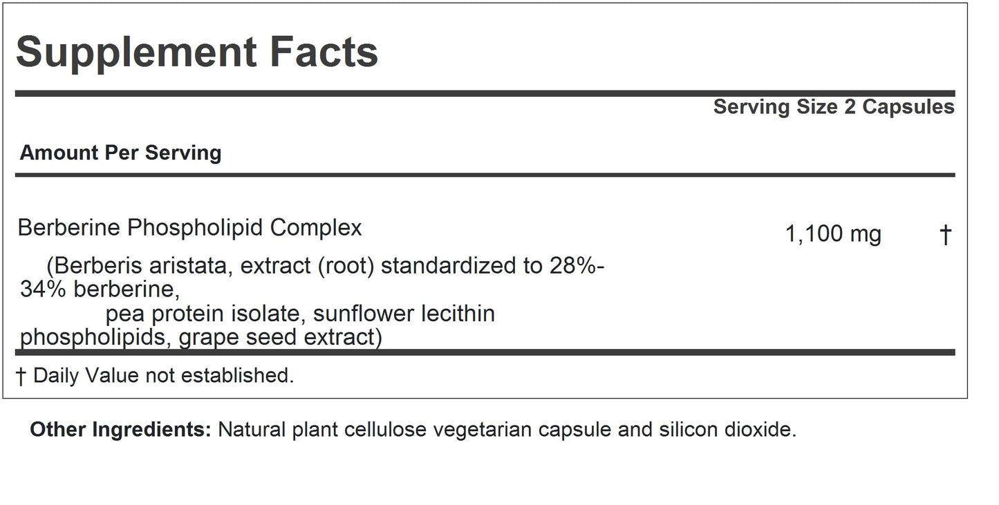 Andrew Lessman Berberine Phospholipid Complex 240 Capsules
