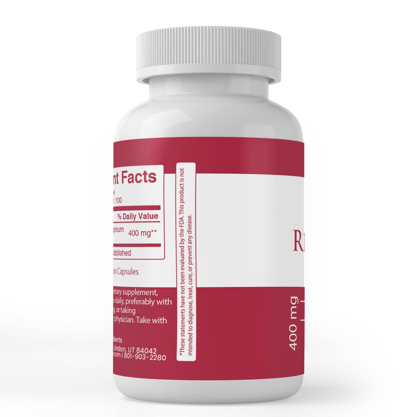 PURE ORIGINAL INGREDIENTS Resveratrol Capsule 100 Count