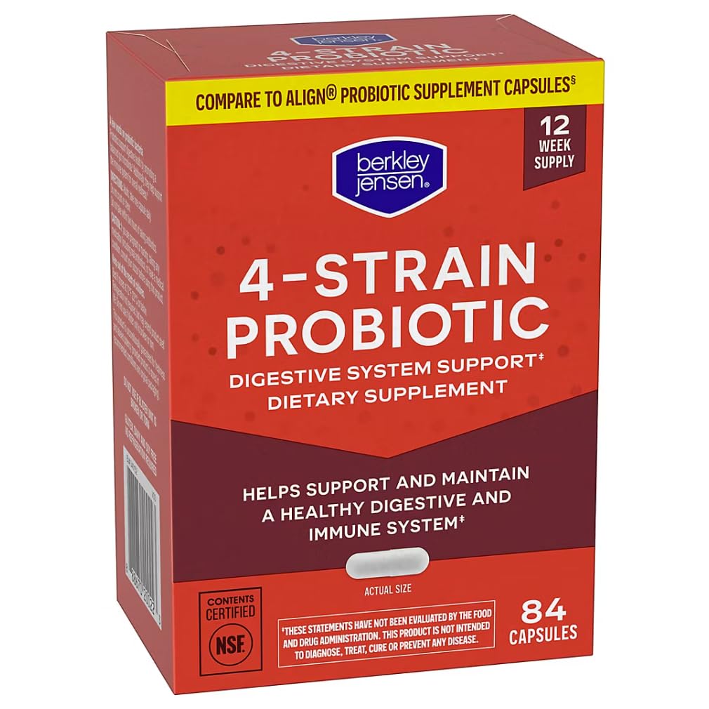 Berkley Jensen Probiotic for Women and Men Capsule 84 Count