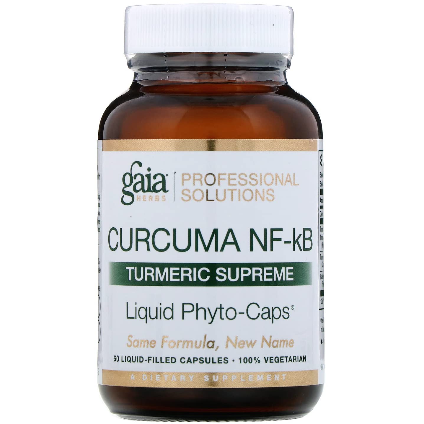 Gaia Herbs Curcuma NF-kb Turmeric Supreme 60 Capsules