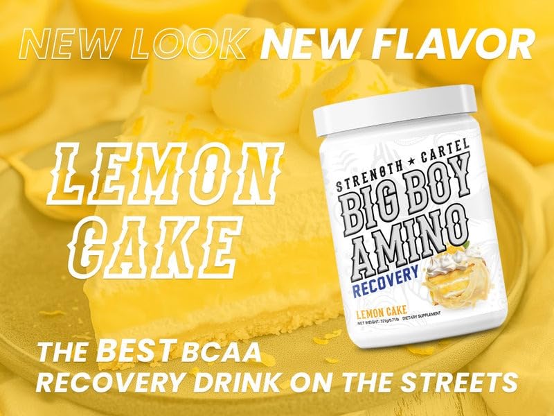 STRENGTH CARTEL Big Boy Amino Lemoncake Powder 11.32 oz
