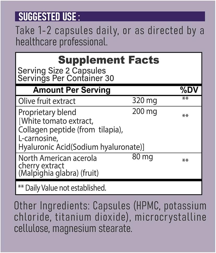 Tídora Collagen Peptides Supplement Capsule, 60 Capsules