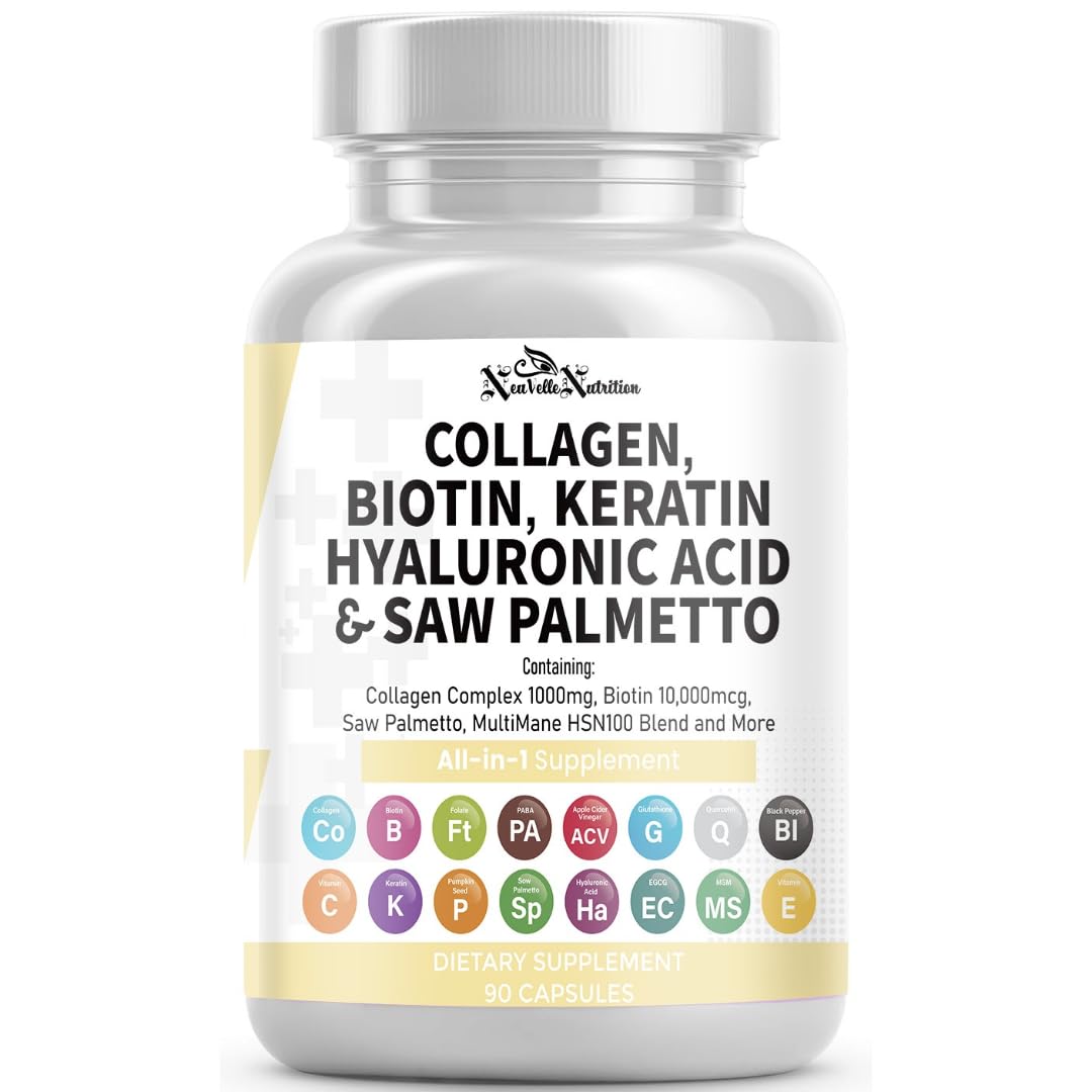 NeuVelleNutrition 16 in 1 Collagen Supplement Capsules, 90 Count