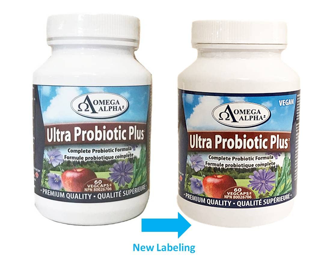 Omega Alpha Ultra Probiotic Plus Capsules, 60 Capsules