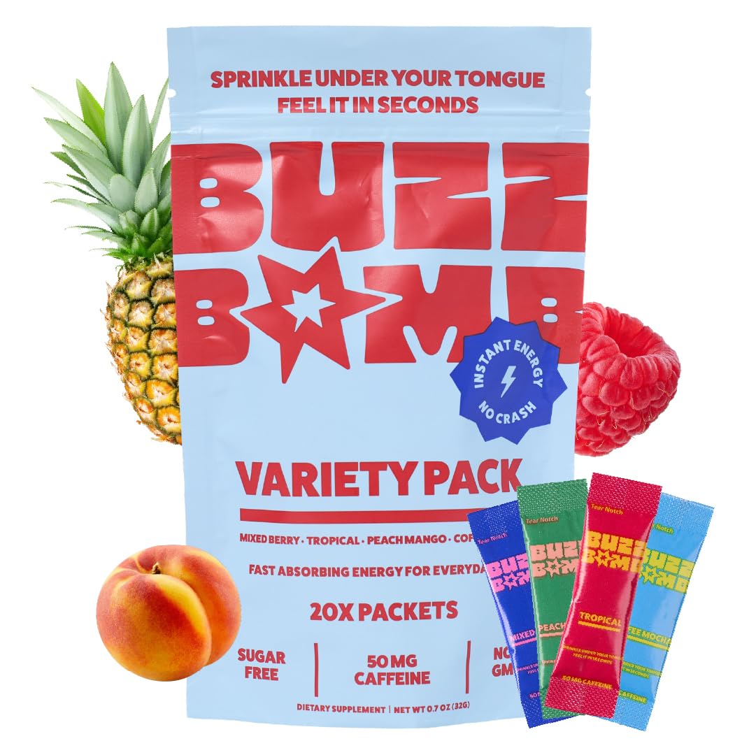 BUZZ BOMB Energy Packets Powder 0.7 oz
