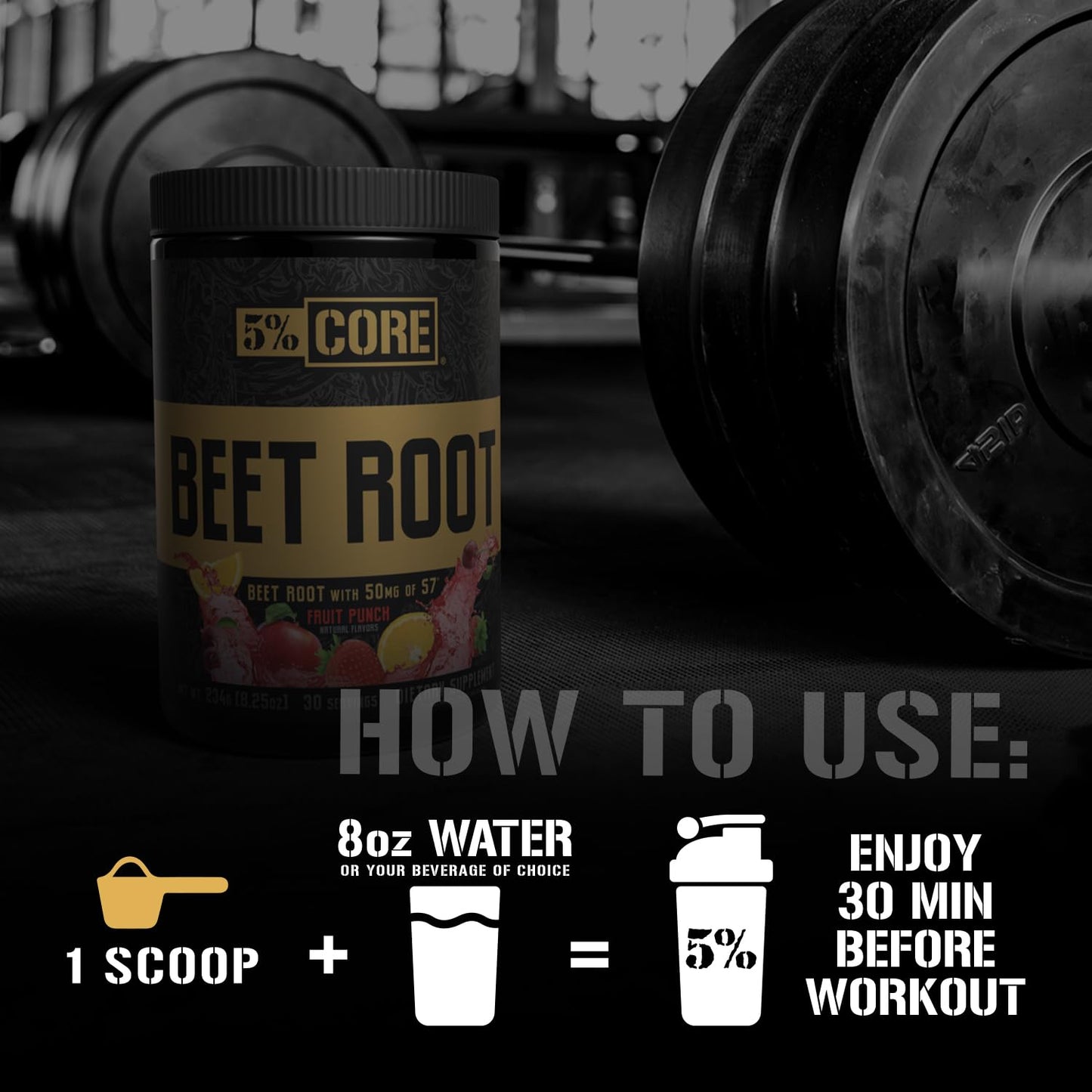 5% Nutrition Organic Core Beet Root Powder 7.51