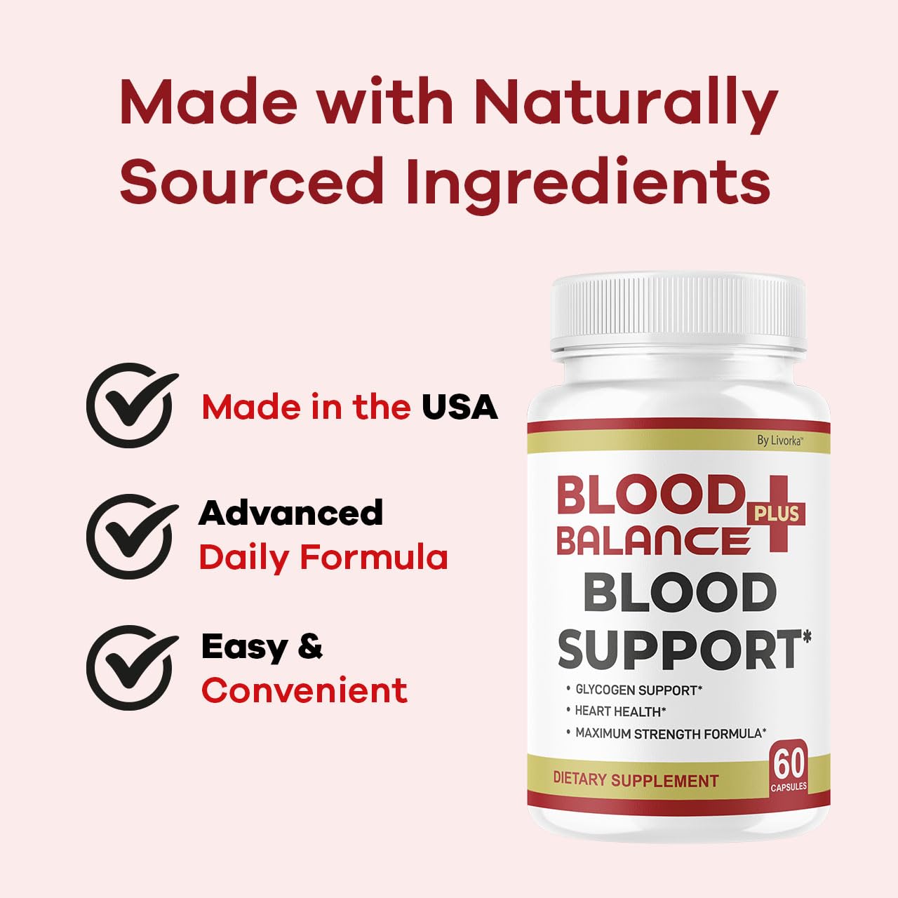 LIVORKA BloodBalance Plus Capsules 180 Capsules