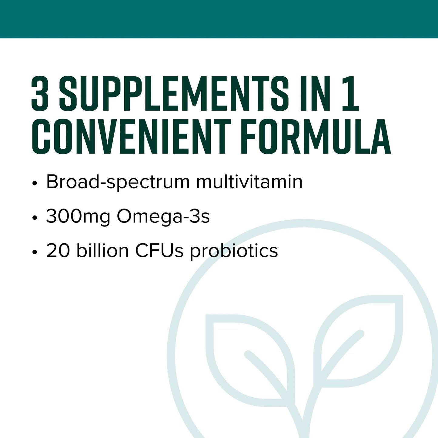 Vibrant Health Trilogy Vegan Probiotic Multivitamin with Omega-3 from Vegan Algal Oil, 60 Capsules