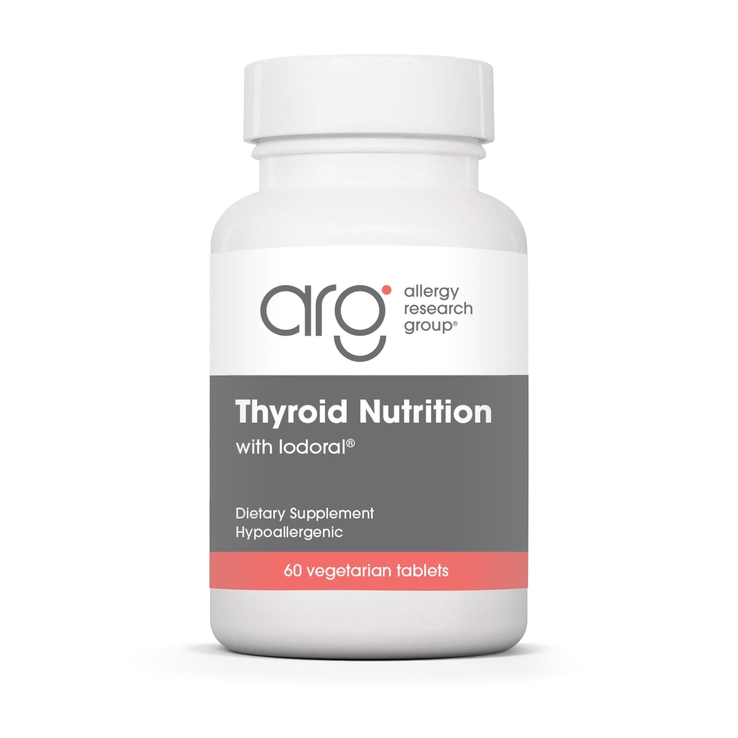 Allergy Research Group Thyroid Nutrition with Iodoral Tablets, 60