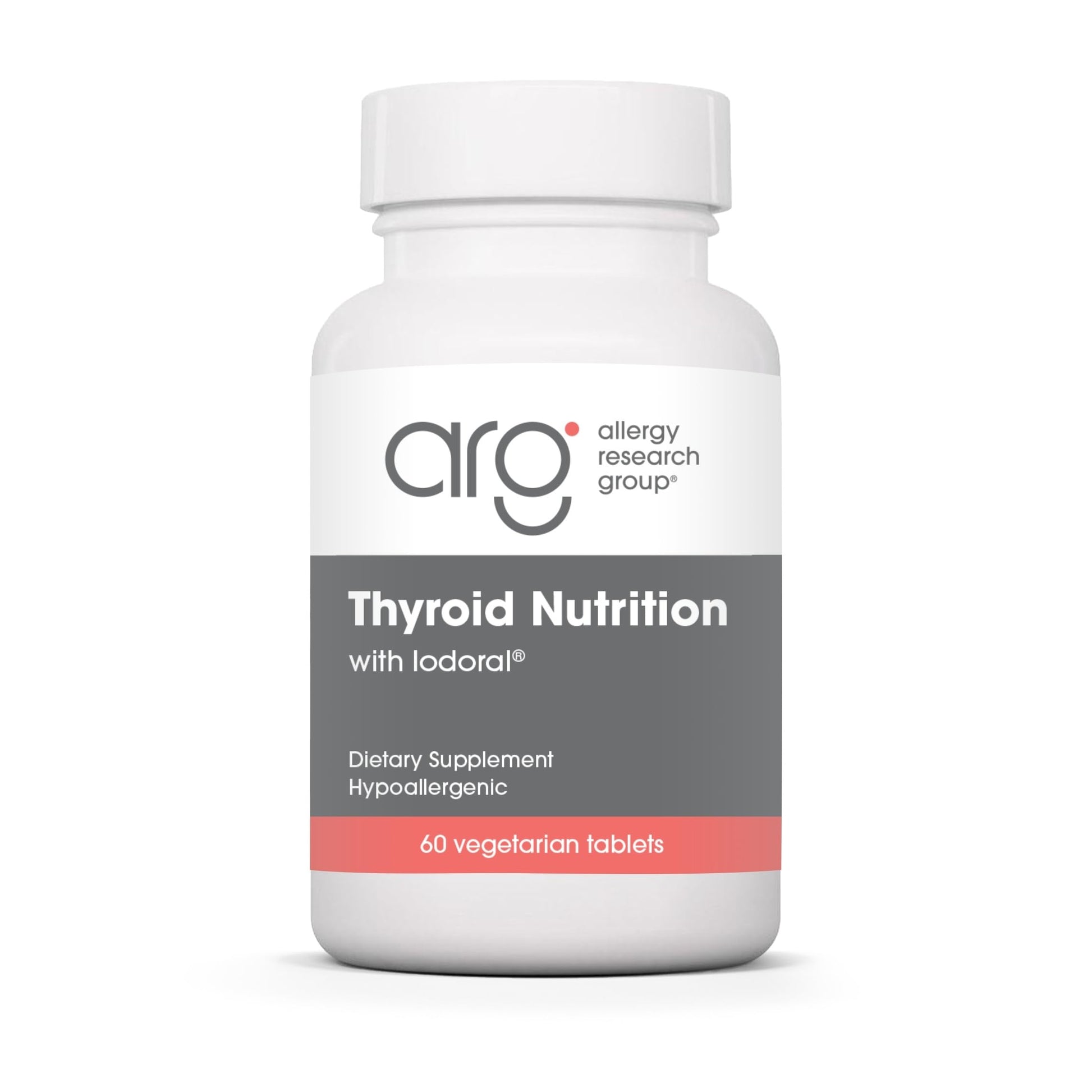 Allergy Research Group Thyroid Nutrition with Iodoral Tablets, 60