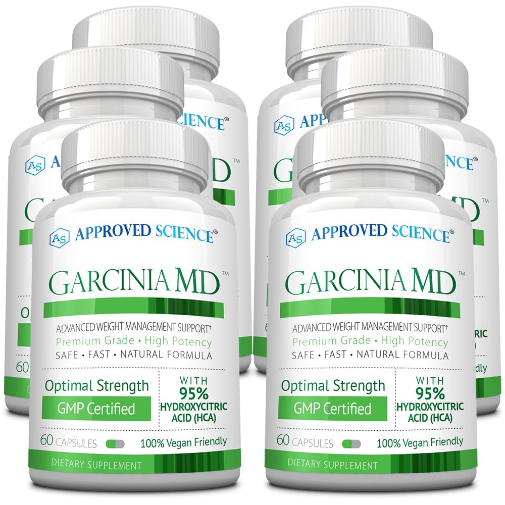 Approved Science Garcinia MD 95% HCA 1600mg Garcinia Cambogia Extract Capsules 360