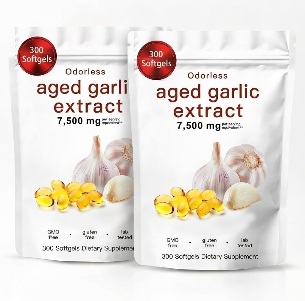 KUZEOLON Aged Garlic Extract Capsule, 600 Count