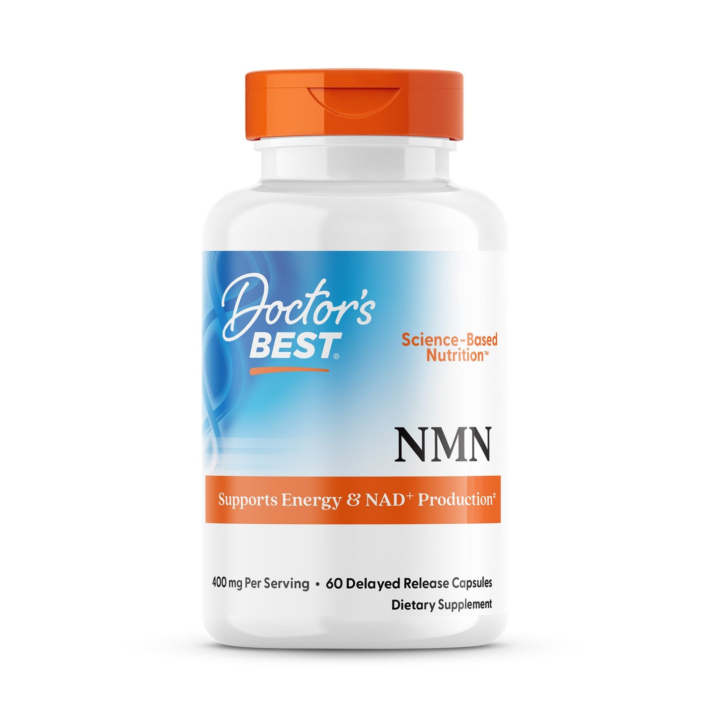 Doctor's Best NMN Supplement - 200 mg per Capsule, 60 Veg Caps