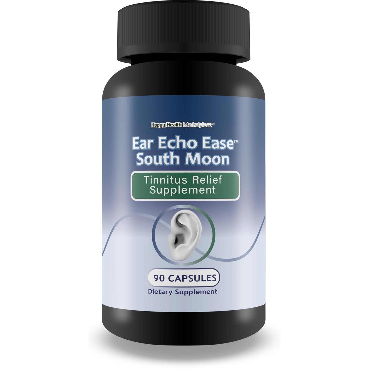 Happy Health Marketplace Ear Echo Ease Tinnitus Relief Supplement Capsule, 90 Count