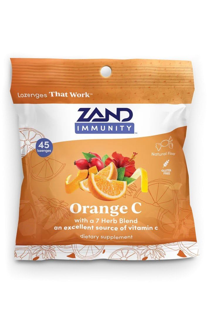 ZAND Orange C Lozenge 45 Count