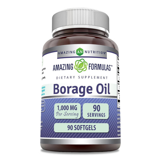 Amazing Nutrition Borage Oil Supplement Softgels 1 Count