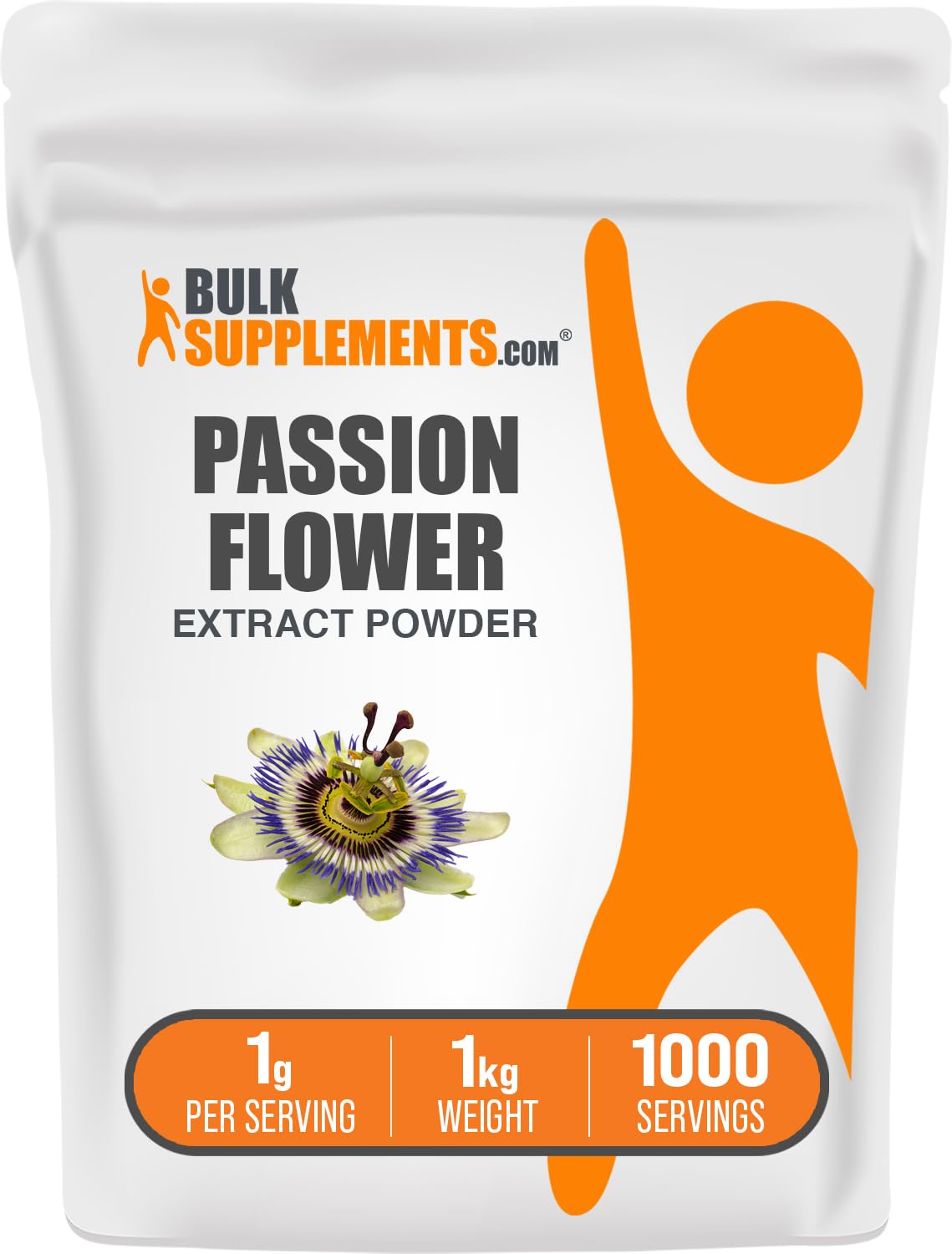 BulkSupplements Passion Flower Extract Powder 35.27 Ounce