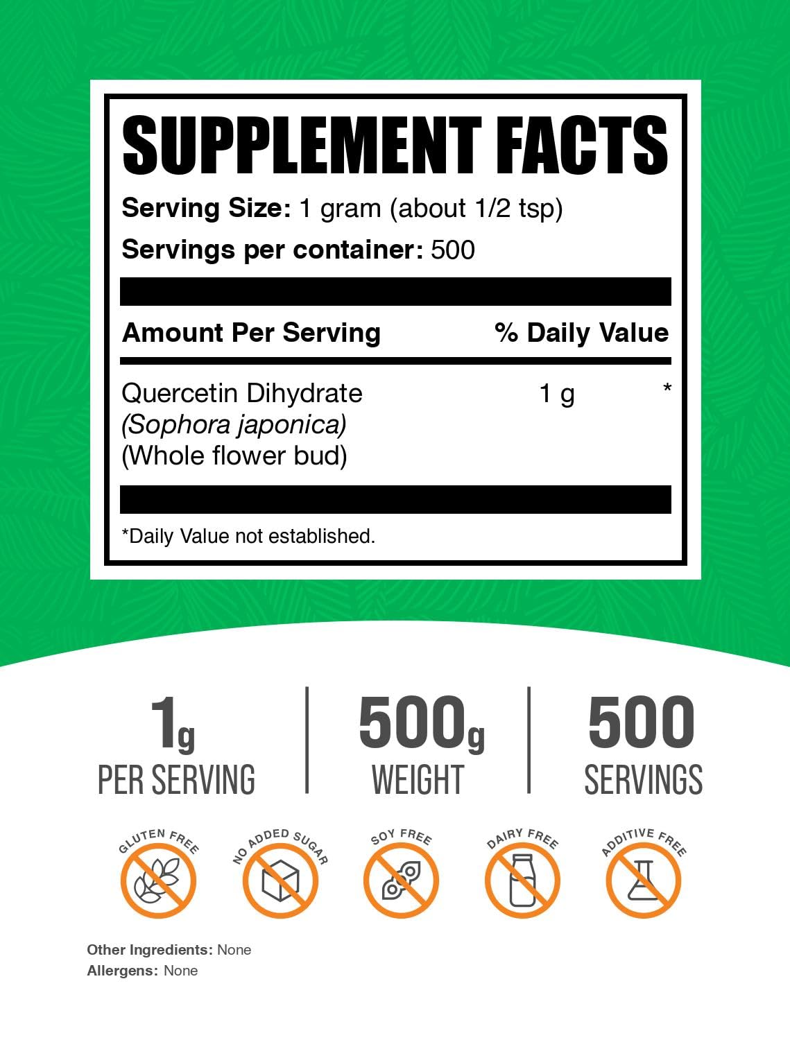BulkSupplements Quercetin Dihydrate Powder