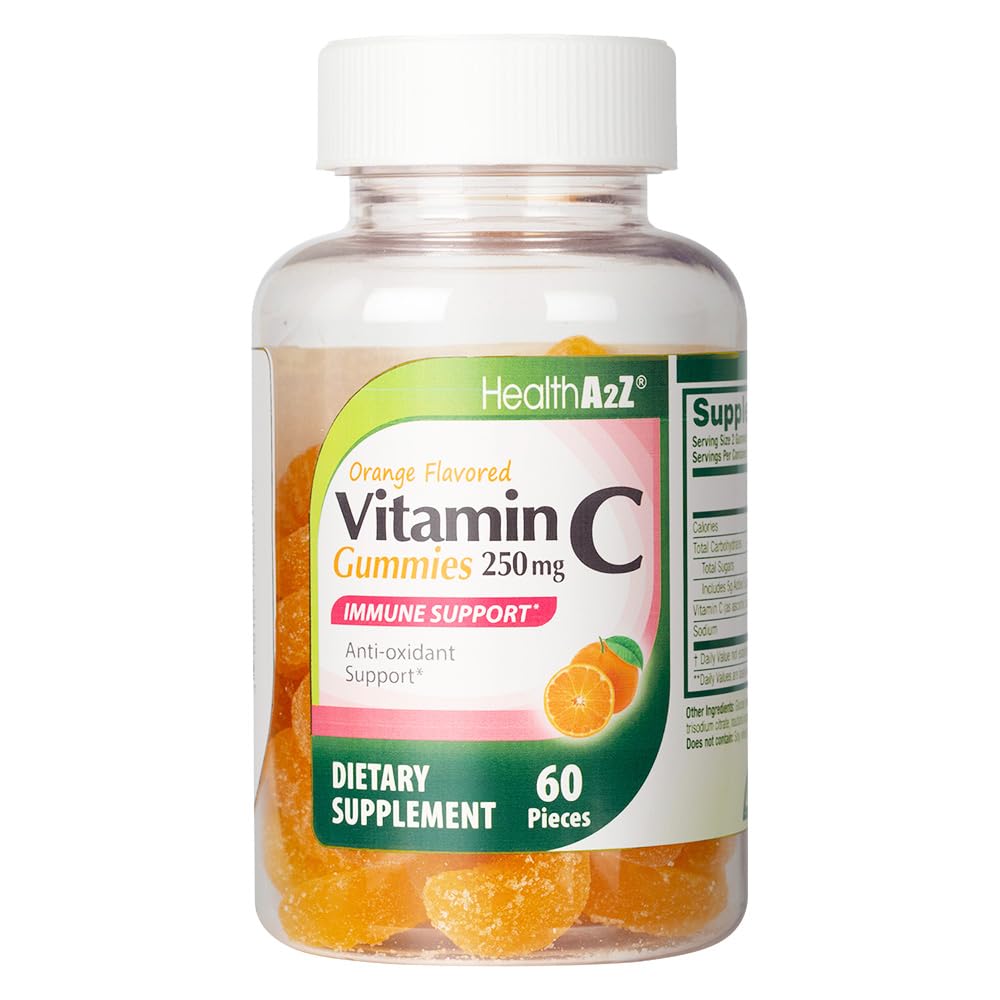 NutraA2Z Vitamin C Gummies, 60 Count