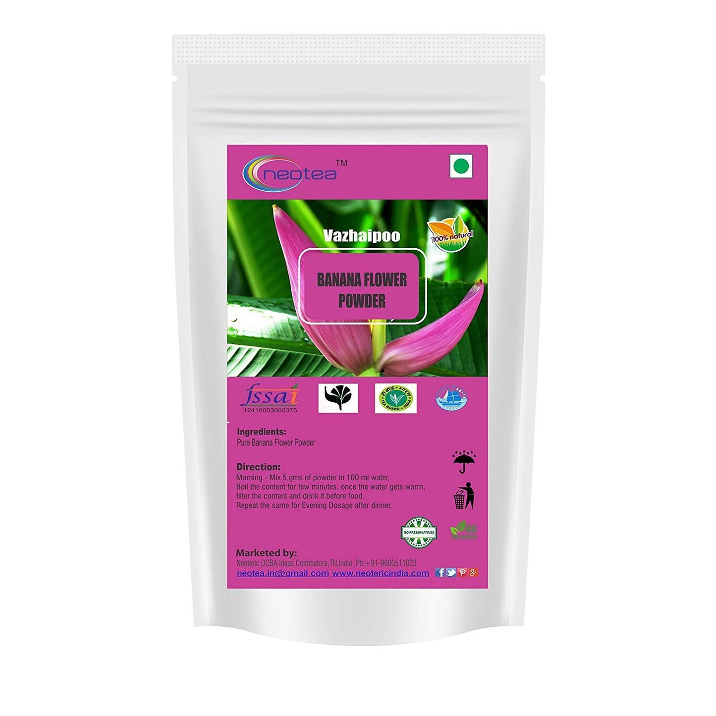 Neotea Musa Flower Powder Powder 10.5822
