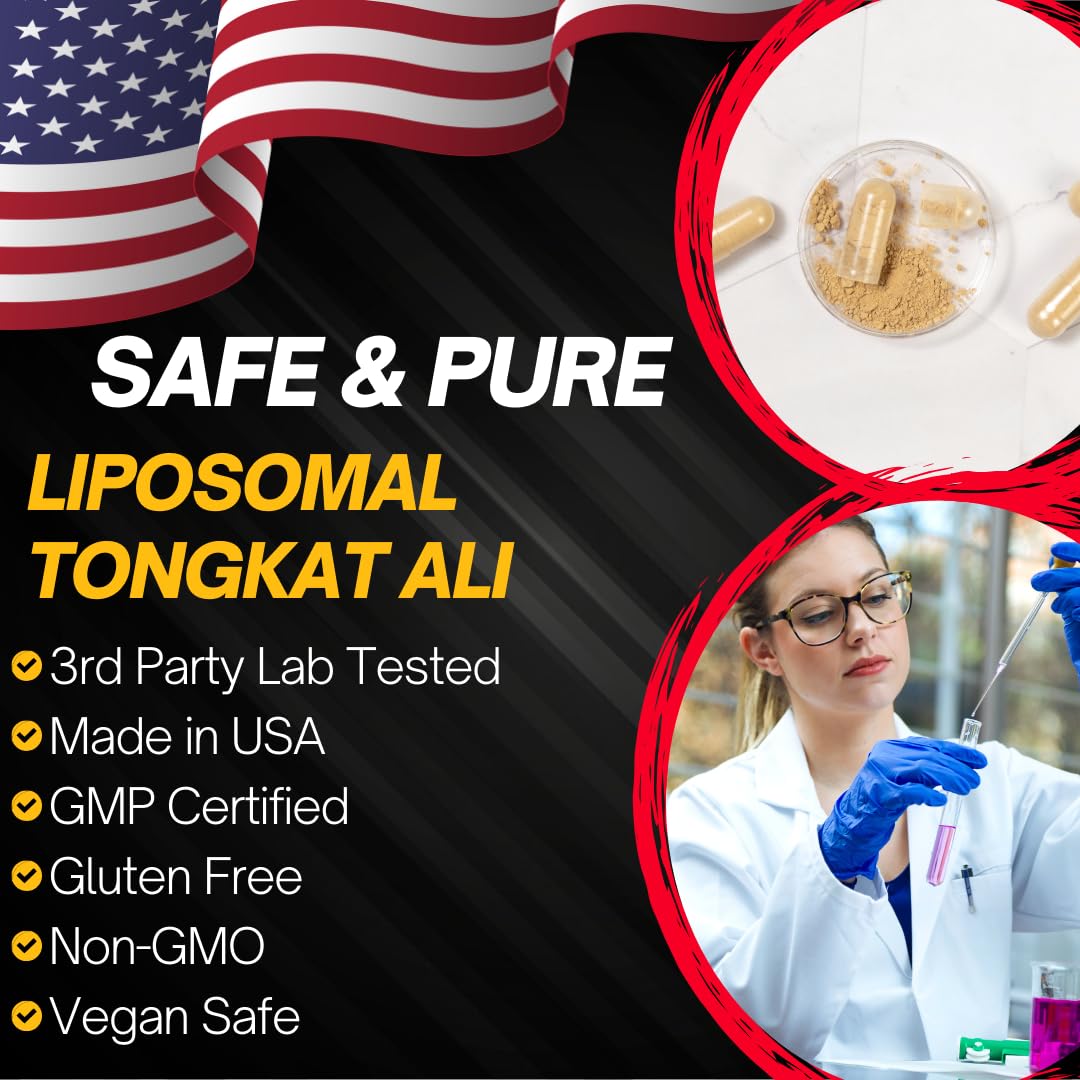 Advanced Bionetix Liposomal Longjack Tongkat Ali Extract Capsules 90 Count