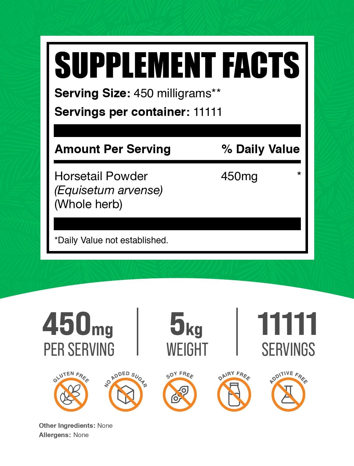 BulkSupplements Horsetail Powder 176.37 oz