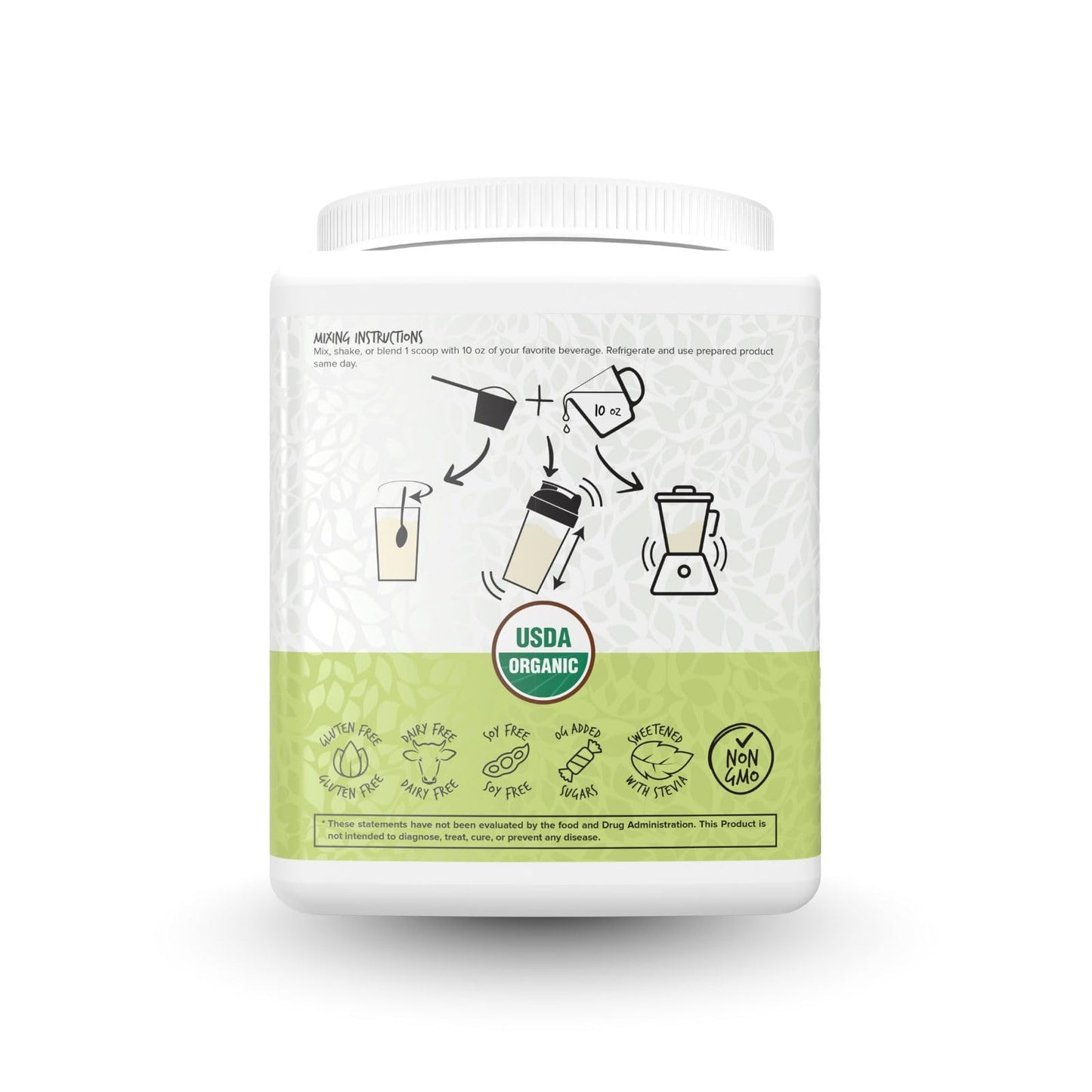 Portions Master Vegan Protein Blend, Pea Hemp Goji + MCT Protein Powder, 13.2 Ounce