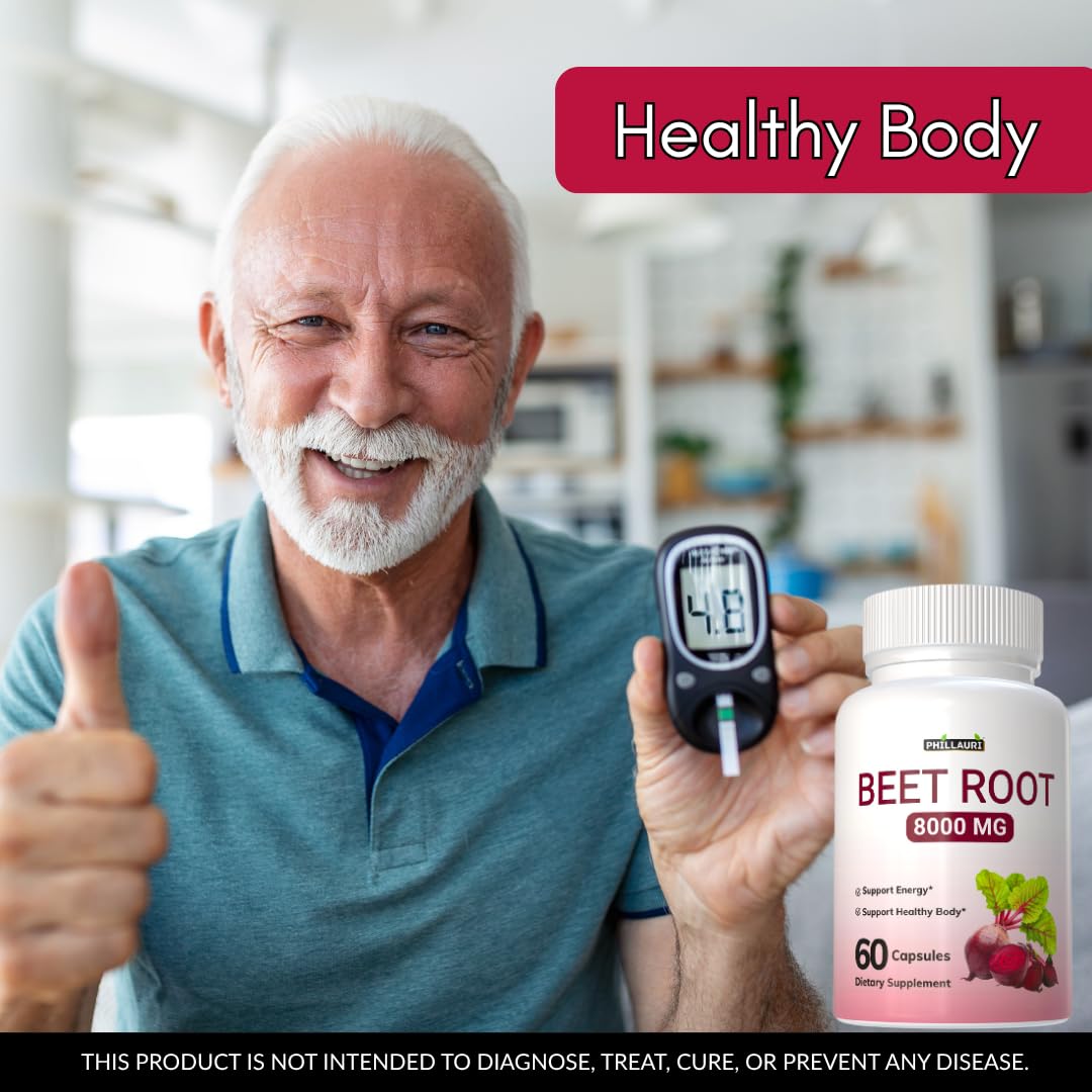 Phillauri Beet Root Capsules 120 Capsules