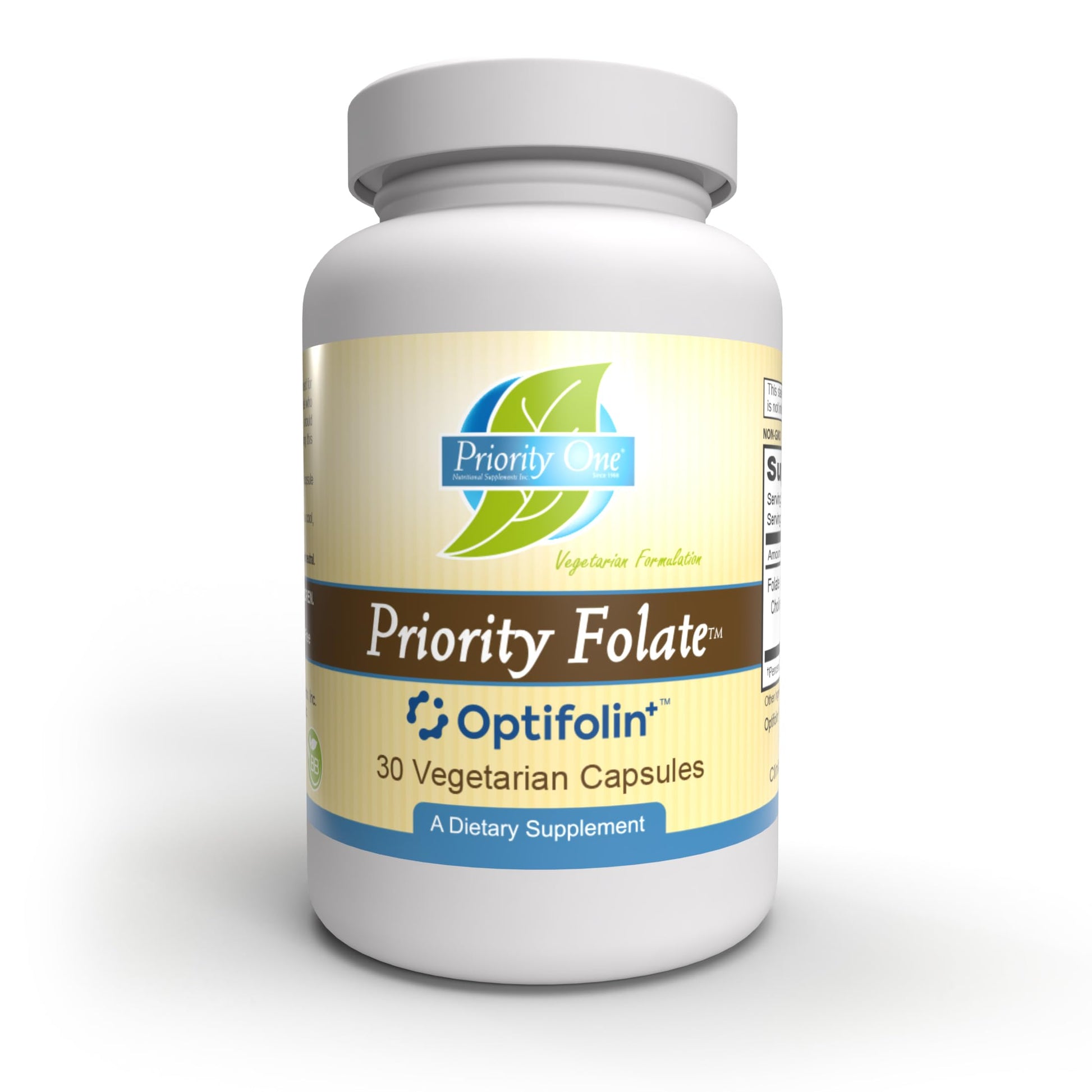 Priority One Priority Folate Capsule 30 Count